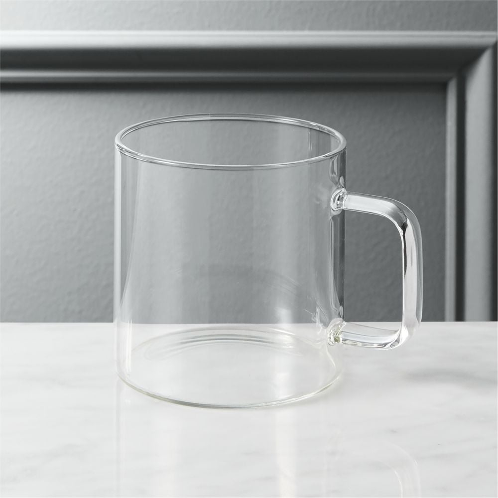 Cantina Clear Glass Coffee Mug 10oz - Image 0