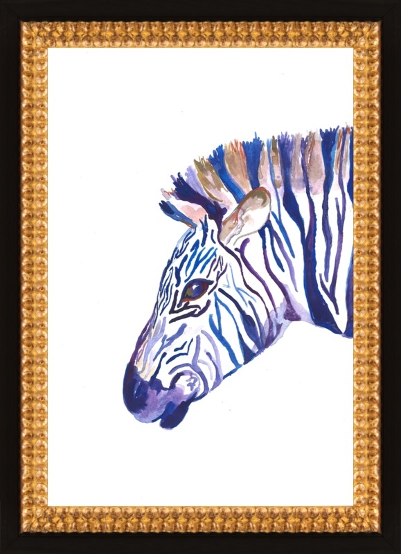 Zebra, 10:" x 14" - Image 0
