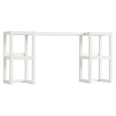 Austin Desk Hutch, Water-Based Simply White - Image 0
