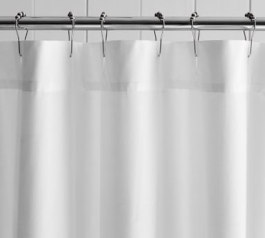 Morgan Organic Shower Curtain, 72", Black - Image 2
