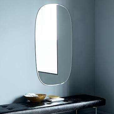 Frameless Tall Floor Mirror - Image 1
