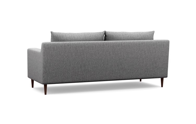 Sloan Sofa - 91" - Seed Crossweave, Walnut Tapered Leg - Single Bench Cushion - CUSTOM - Image 2
