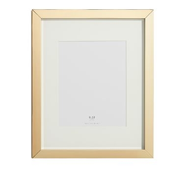 Lee Gallery Picture Frame, Brass - 8 x 10" - Image 1