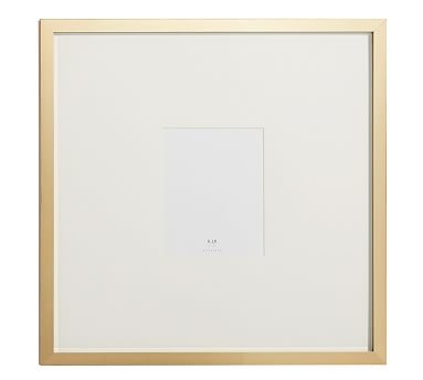 Lee Gallery Picture Frame, Brass -25" SQ - Image 1