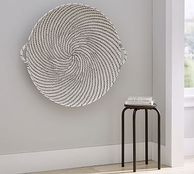Hapao Black and White Basket Wall Art - Image 2