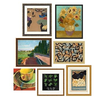 Kitchen Art Gallery in a Box, Set of 7 - Image 1