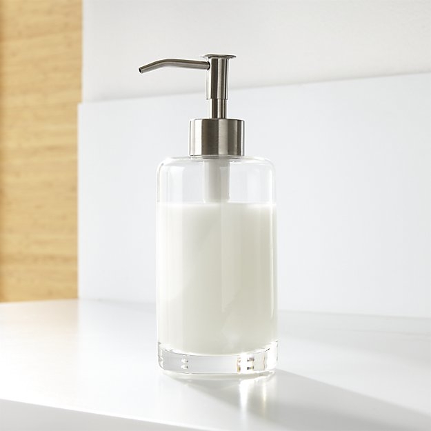 Silver Glass Soap Dispenser - Image 0