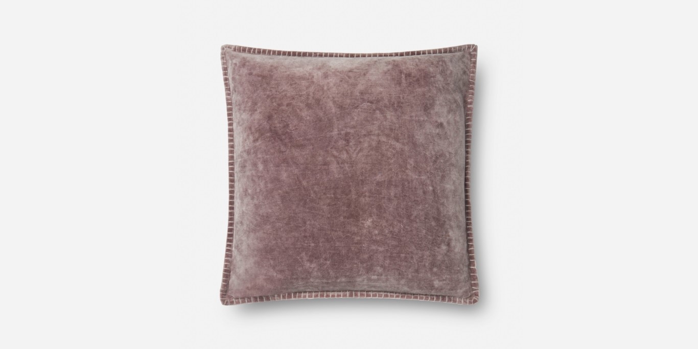P0603 PURPLE 22" x 22" Pillow Cover with Poly Insert - Image 0