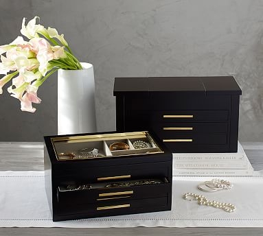 Stella Jewelry Boxes Black - Large - Image 1