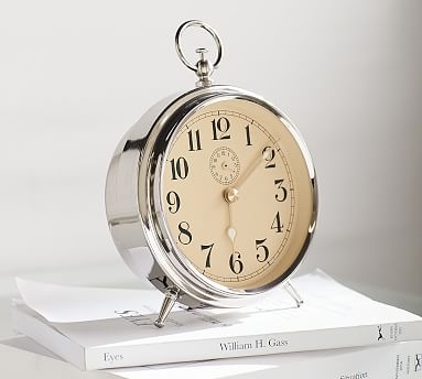Charleston Vintage Alarm Clock - Silver - Image 1