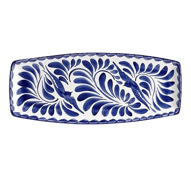 Puebla Stoneware Rectangular Platter - Image 1