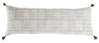 Addis Lumbar Pillow, White - Image 0