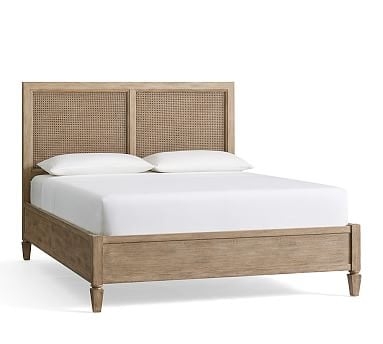 Sausalito Cane Bed, King, Seadrift - Image 0