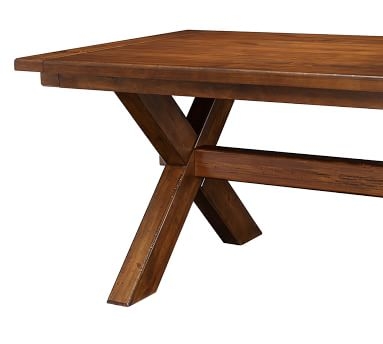 Toscana Extending Dining Table, Large 88.5" - 124.5" L, Alfresco Brown - Image 2