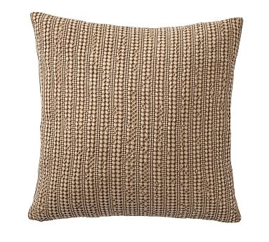 Honeycomb Pillow Cover, 18", Driftwood - Image 1