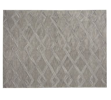 Chase Tufted Rug, 9x12', Gray - Image 1