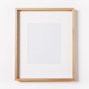 Thin Wood Gallery Frame, Bamboo, Individual, 8"x 10" (13" x 16" without mat) - Image 1