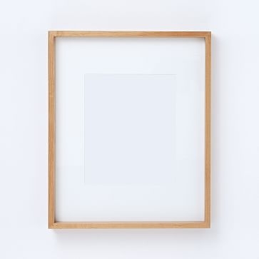 Thin Wood Gallery Frame, Bamboo, Individual, 8"x 10" (15" x 19" without mat) - Image 0