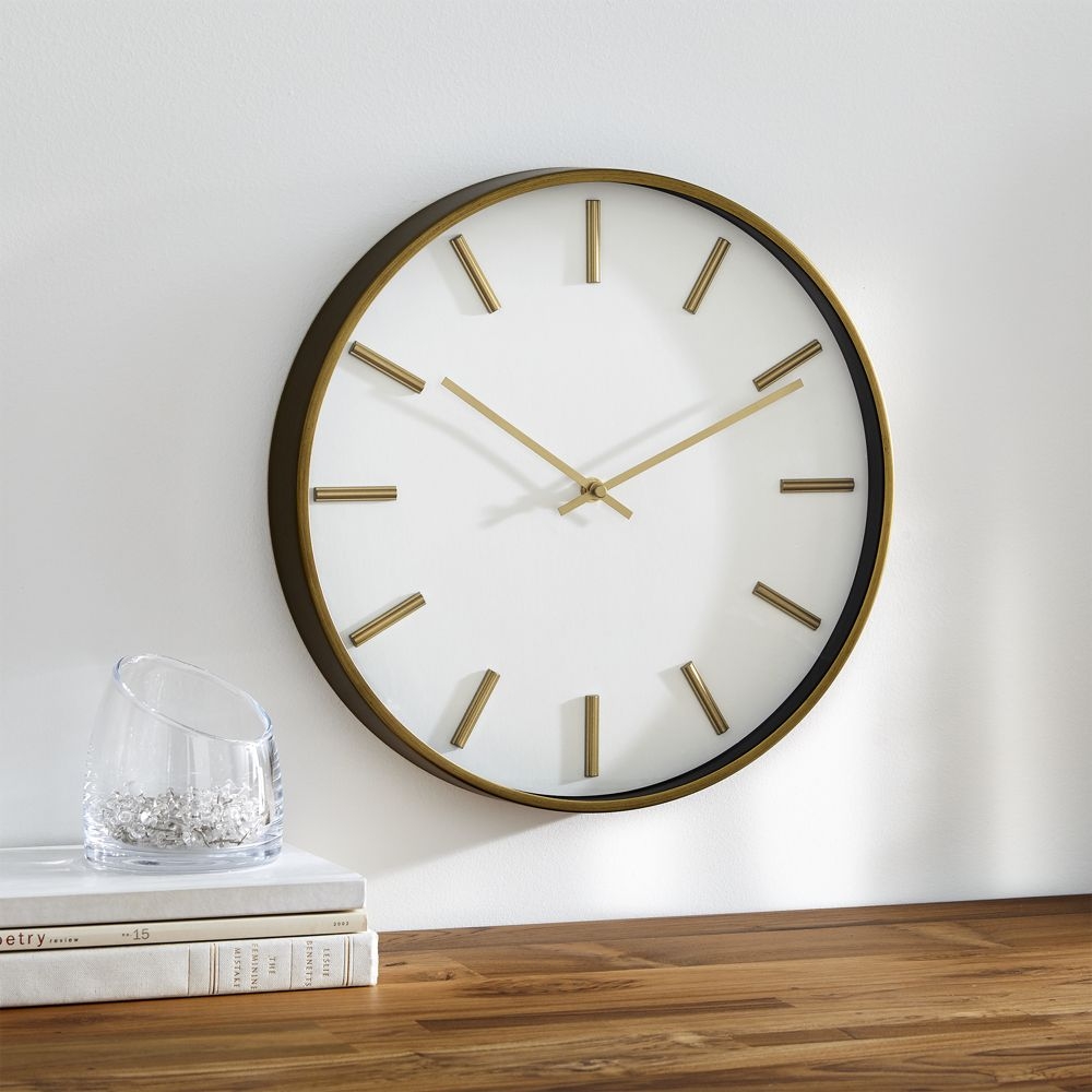 Rix Brass Wall Clock - Image 0