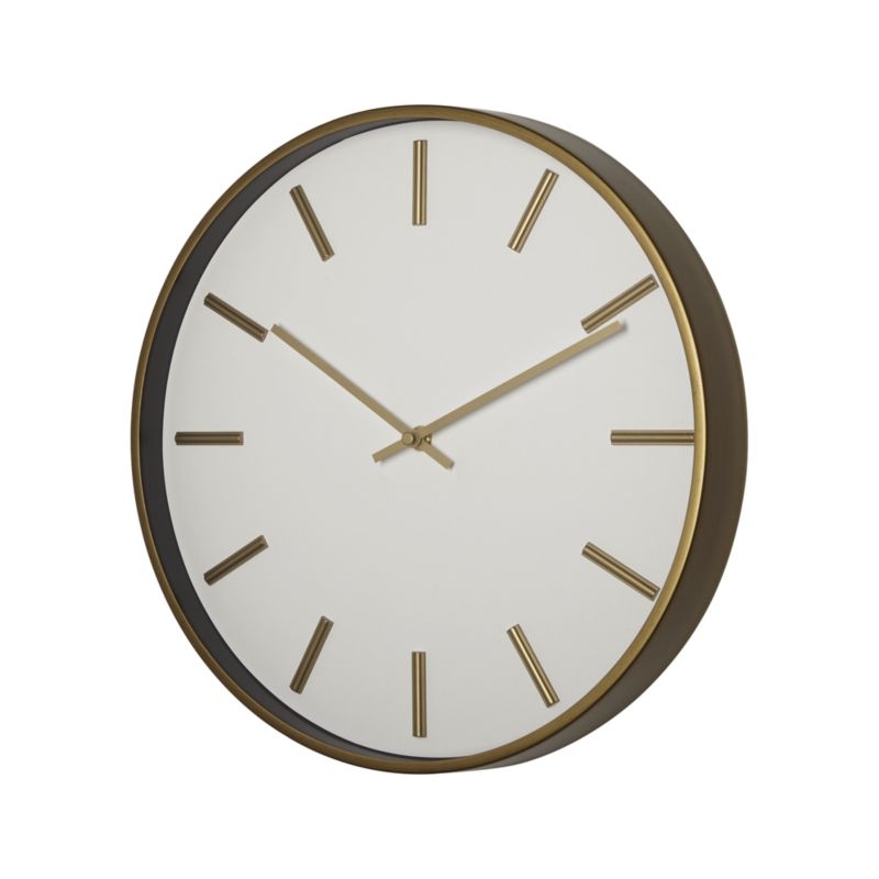 Rix Brass Wall Clock - Image 1