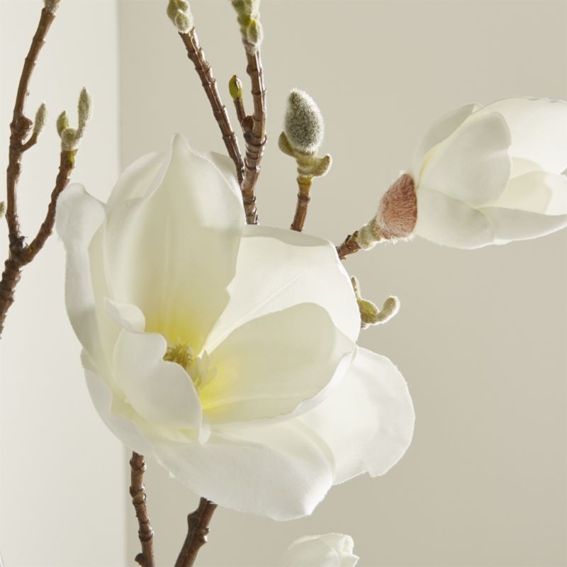 Artificial Magnolia Flower Branch - Image 3