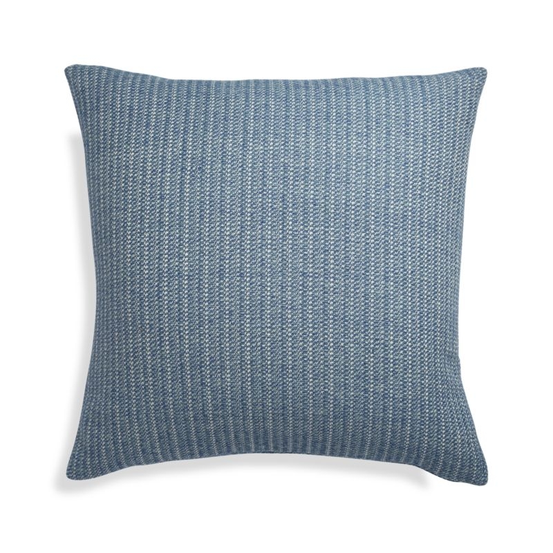 Liano 23" Azure Pillow with Feather-Down Insert - Image 3
