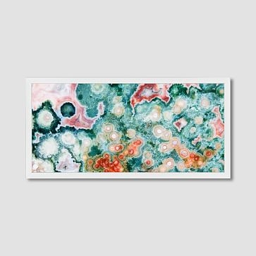 Framed Print, Multi Geode, 24" x 48" - Image 1