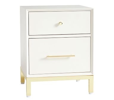 Flynn Nightstand, Simply White - Image 0