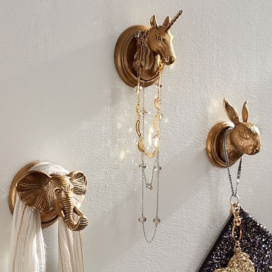 The Emily &amp; Meritt Animal Wall Hooks - Unicorn - Image 0