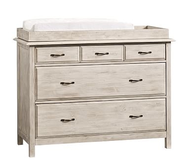 Rory Dresser & Topper Set, Weathered White - Image 0