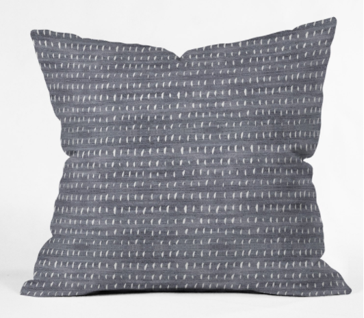 BOGO DENIM RAIN LIGHT Outdoor Throw Pillow - 20"x20"- insert included - Image 0