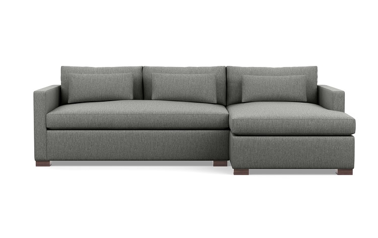 CUSTOM: Charly Fabric Sofa with Right Chaise - Image 0