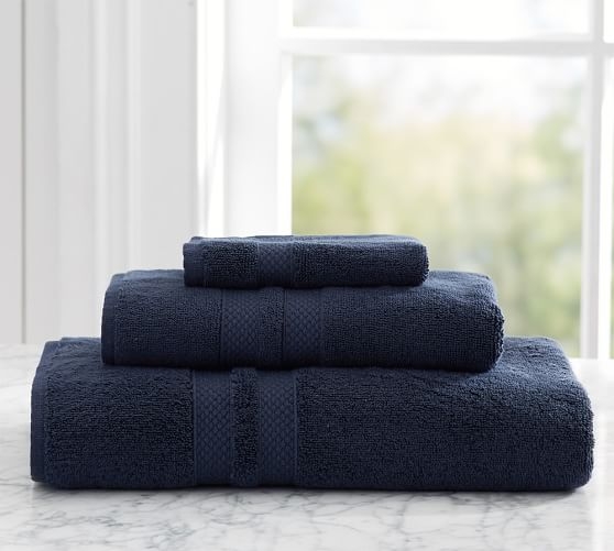 PB ORGANIC TOWEL - NAVY BLUE - Hand towel - Image 0