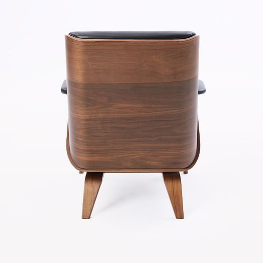 Paulo Bent Ply Leather Chair - Image 1