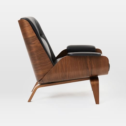 Paulo Bent Ply Leather Chair - Image 2