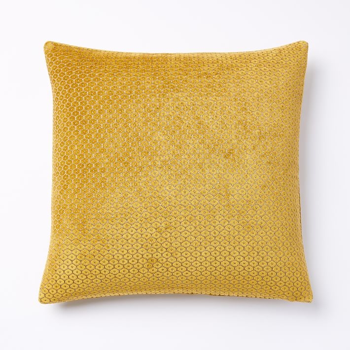 Honeycomb Velvet Pillow Cover - Image 0
