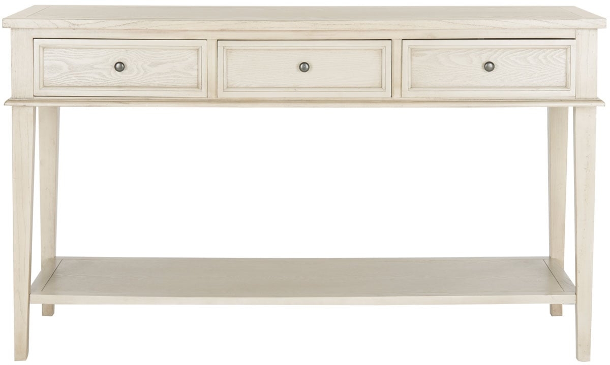 Manelin Console With Storage Drawers - White Wash - Arlo Home - Image 0