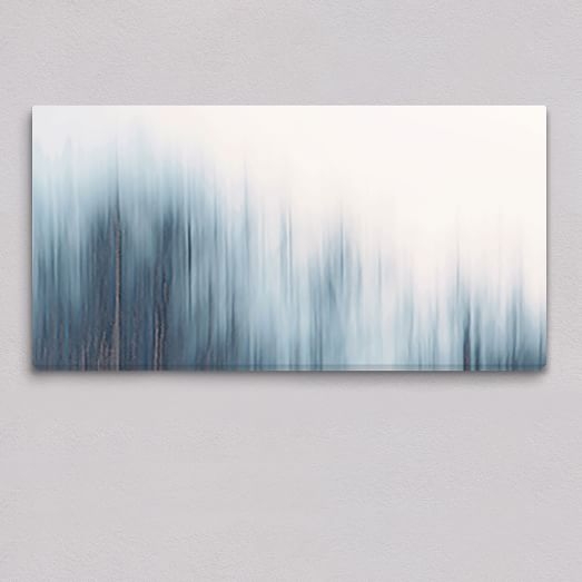 Framed Canvas Print - Blue Ombre - Image 0