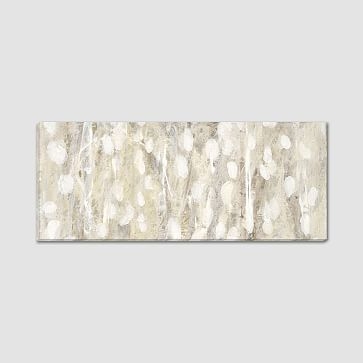 Canvas Print, Shades of White, 54"x22" - Image 1