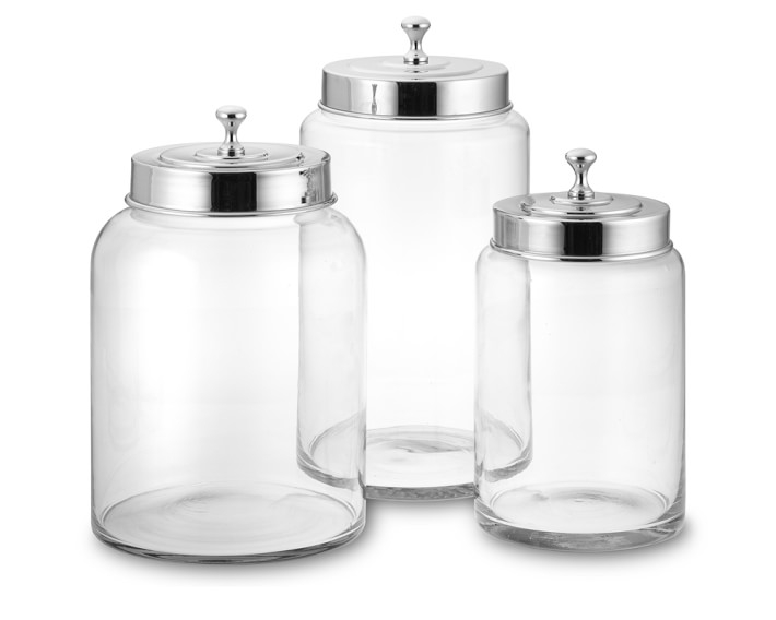 Glass Canisters - Set of 3 - Image 0