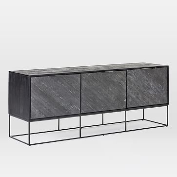 Slate Industrial Media Console, 86" - Image 0