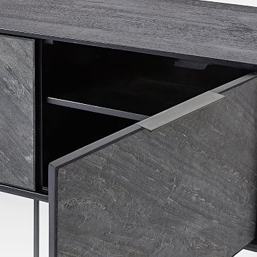 Slate Industrial Media Console, 86" - Image 1