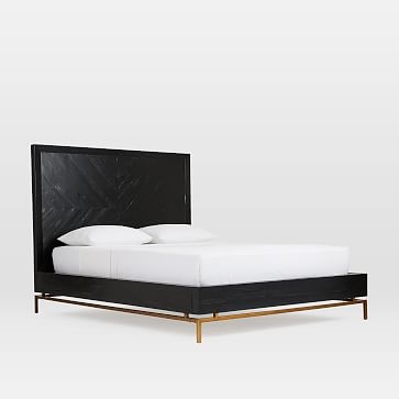 Alexa Bed, King, Black - Image 1