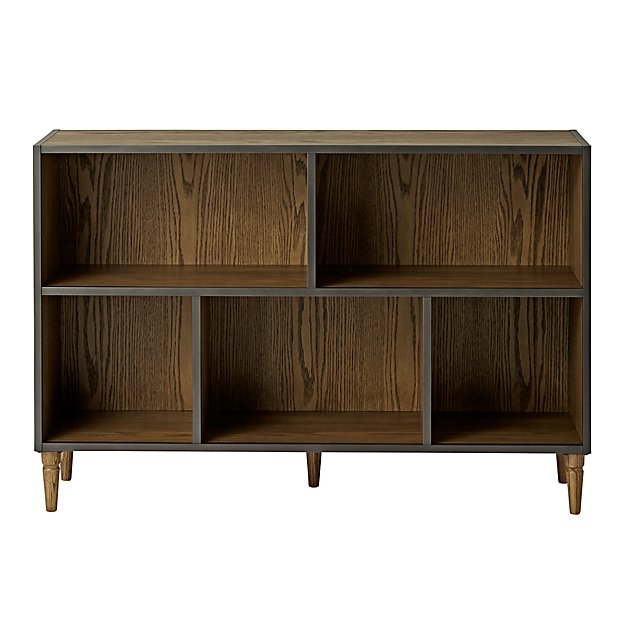Fulton Street Wide Bookcase brown - Image 1