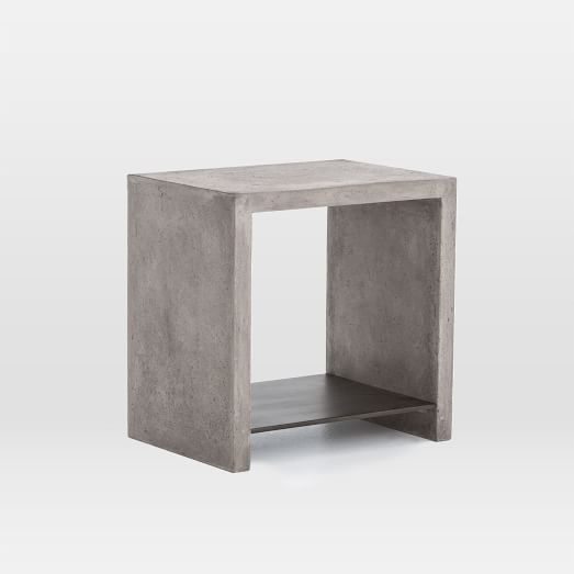 Industrial Concrete Side Table - Image 0