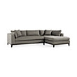 CLIFTON 124" UPHOLSTERED TWO PIECE SECTIONAL IN TEAM MINERAL - Image 1