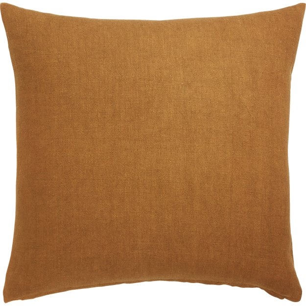 20" linon copper pillow with down alternative insert - Image 0
