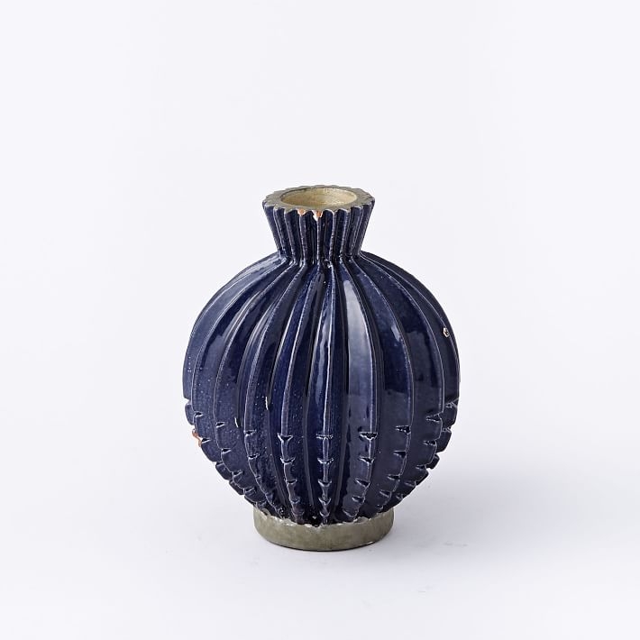 Rustic Pure Vase, Bud (5.5"), Nightshade - Image 0