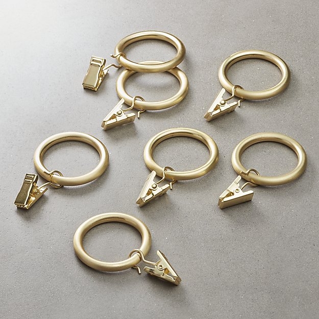 Brass Curtain Clips - Image 0