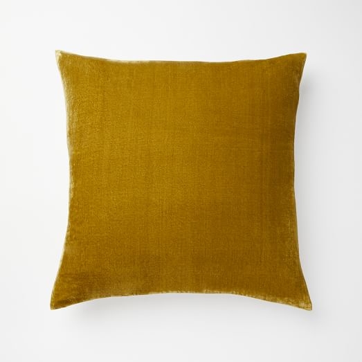 Lush Velvet Pillow Cover, 20"x20", Wasabi - Image 0